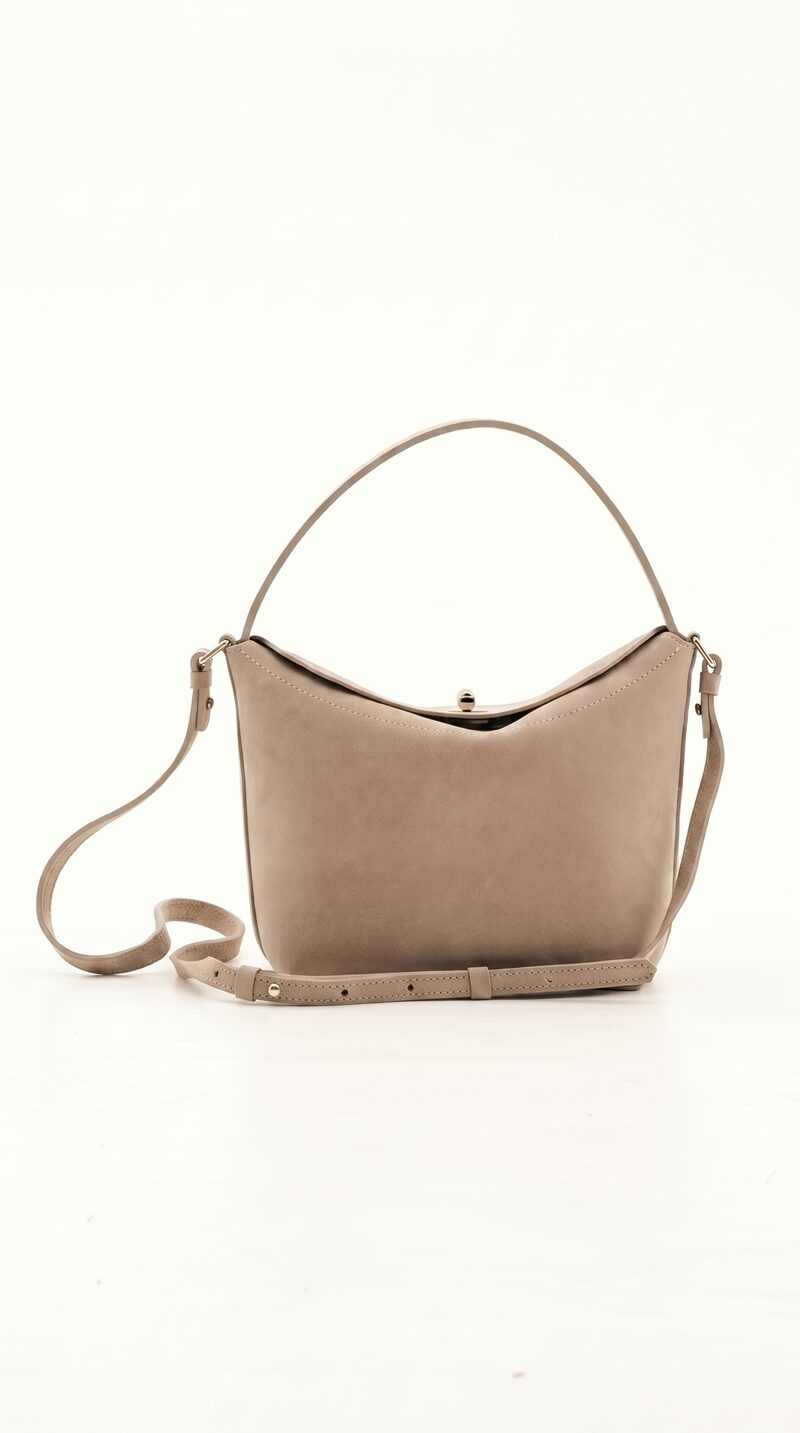 Accessories AI shoot — studio, bag front