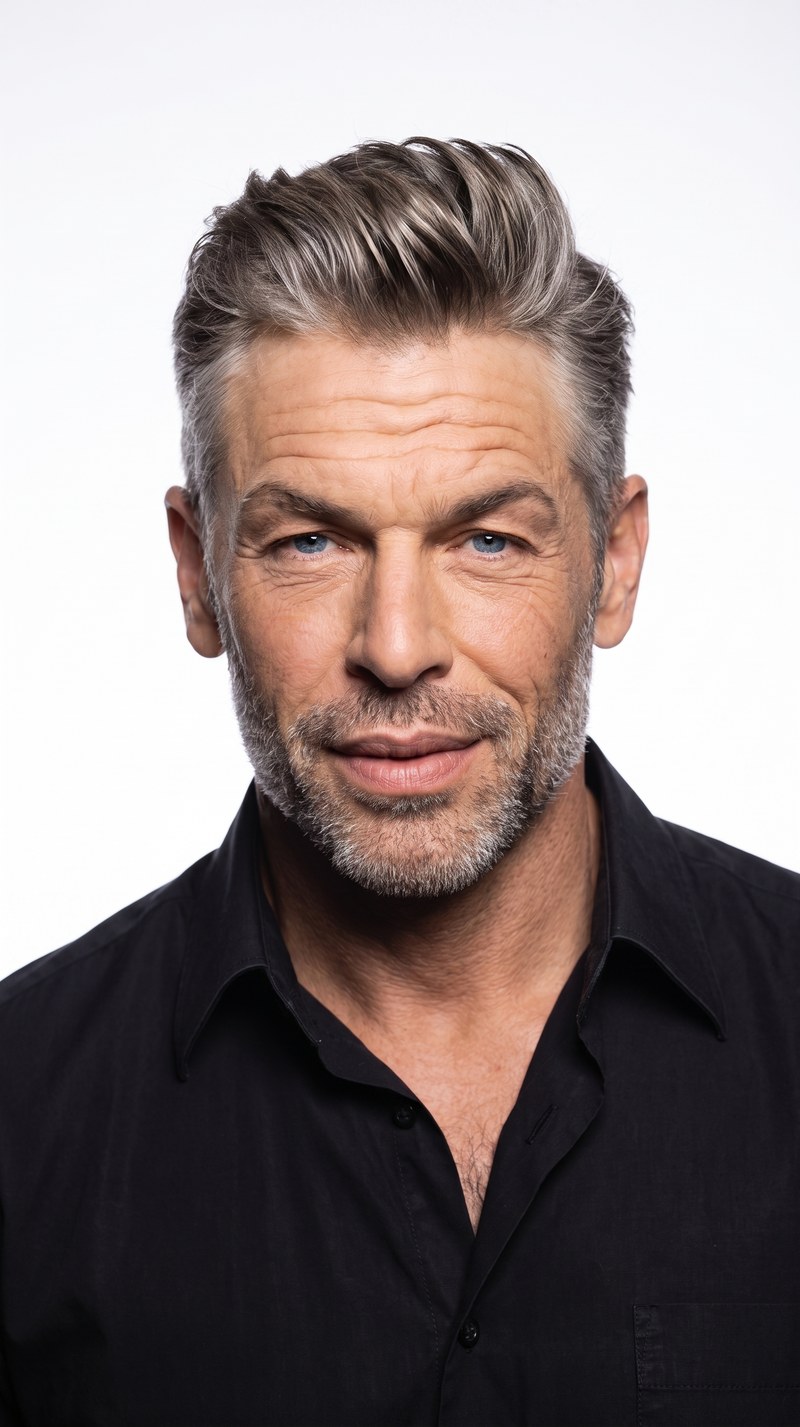 AI digital model — man, 52 years