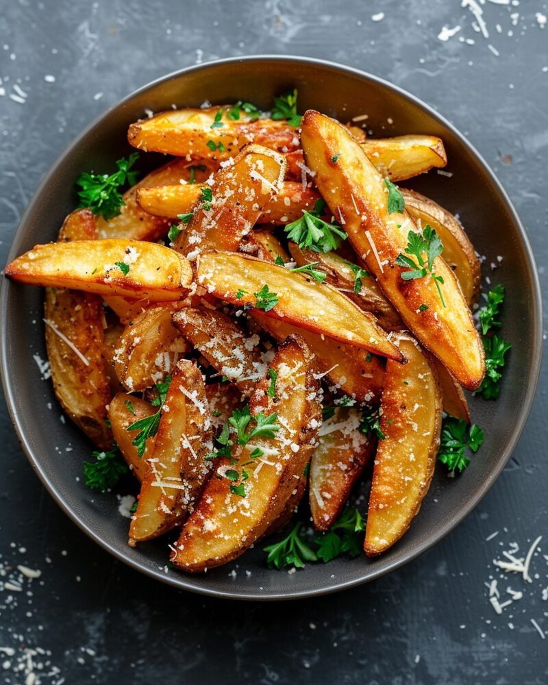 Restaurant menu AI shoot — potato wedges