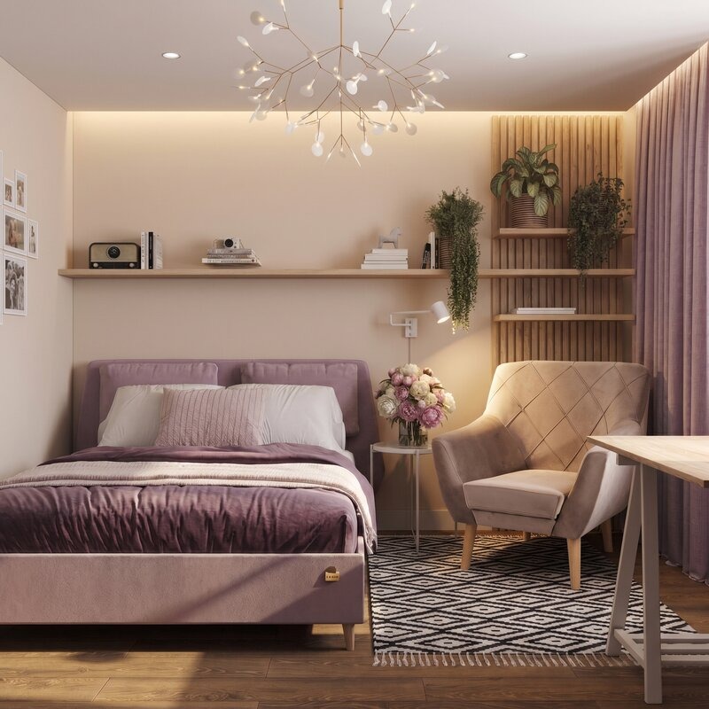 Furniture AI integration — after, armchair integrated into room